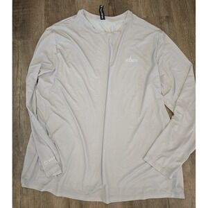 Habit Men's Long‎ Sleeve Sun Shirt Fish Back 2x